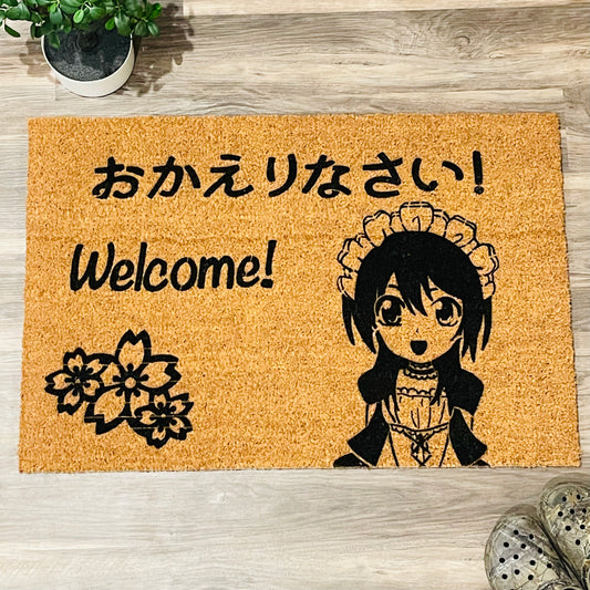 Anime Maid Welcome Mat