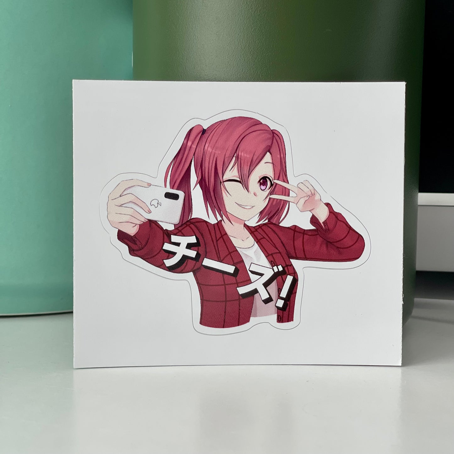 Akari-chan チ-ズ! (Cheese!) Sticker