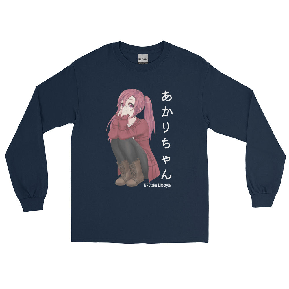 Akari-Chan Long Sleeve Shirt (Dark Mode)